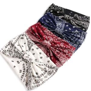Soft Comfortable Set of 4 Boho Headbands